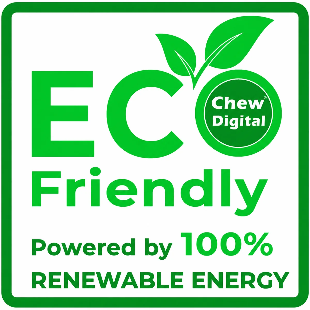 Wirral Eco renewable-powered hosting logo